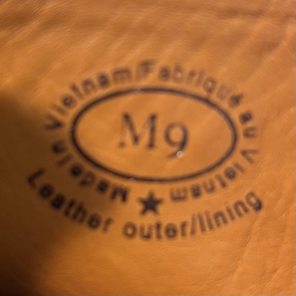 JOHN FLUEVOG Sz 9 The Gateway Lace Up Boots Leather Cognac Made in Vietnam - Picture 15 of 16